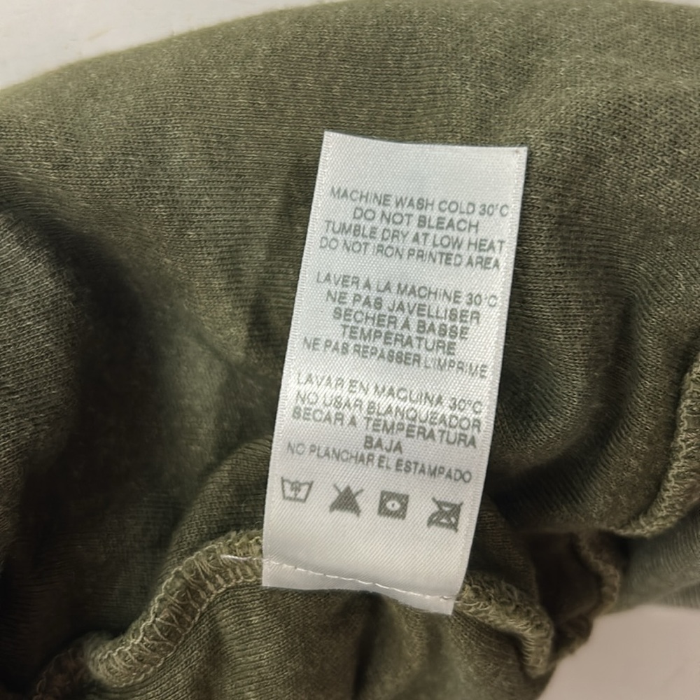 Sundry Olive Knit Top zipper hoodie size small live local - Picture 8 of 8